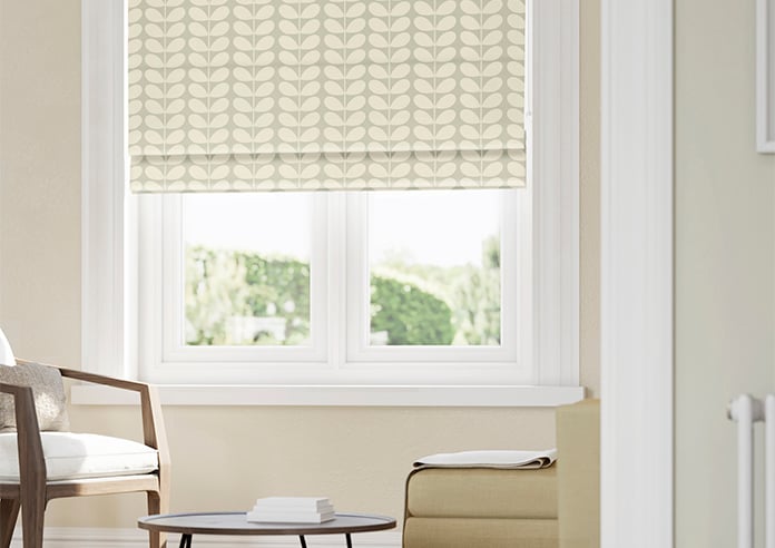 Orla Kiely Solid Stem, Pebble - Twist&Fit Roman Blind - Image 5